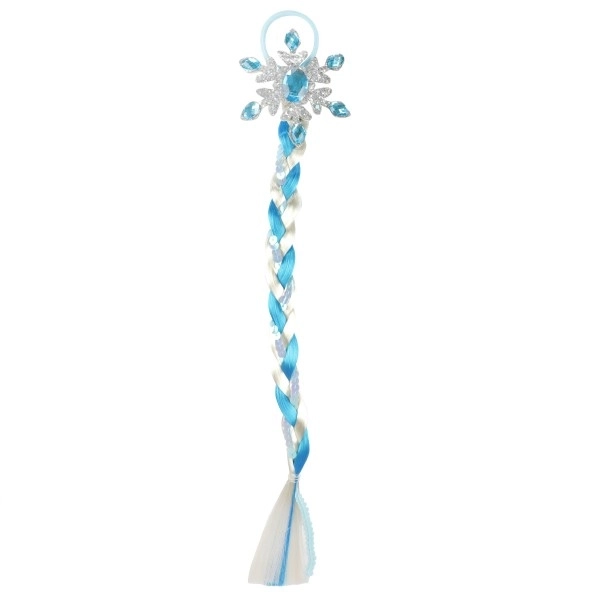 Tresse de princesse de glace avec paillettes