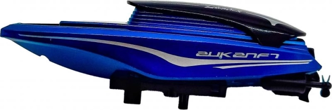 Bateau RC bleu moderne