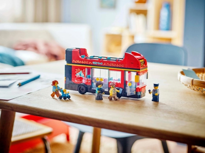 LEGO City 60407 Bus touristique rouge à deux étages