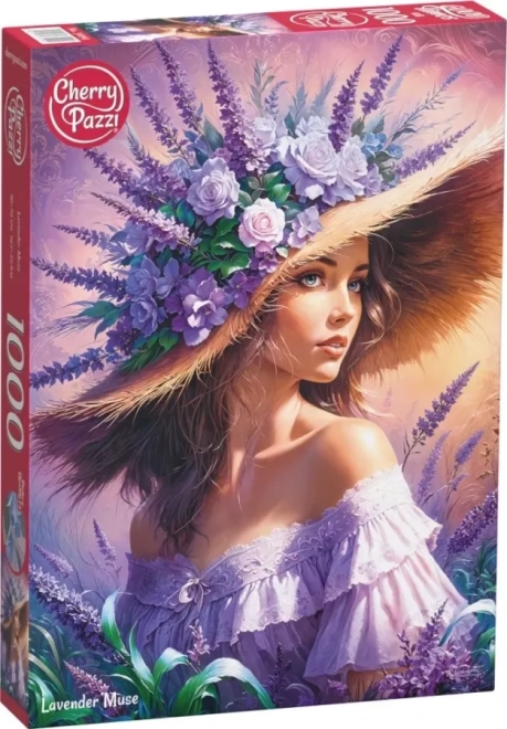Puzzle CHERRY PAZZI Muse lavande 1000 pièces