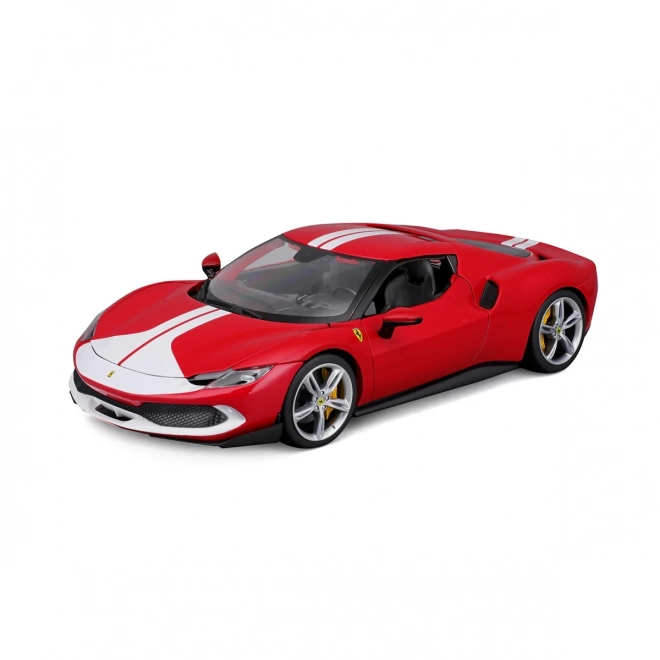 Modèle de voiture Bburago Ferrari 296 GTB Assetto Fiorano rouge 1:18