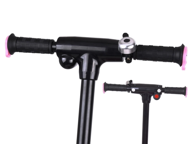 Trottinette électrique avec éclairage LED – Rose