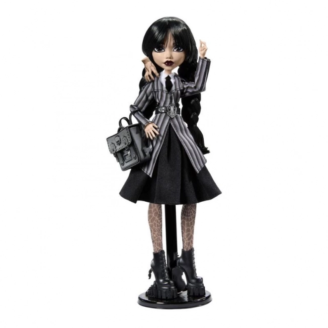 Poupée de mode insp. par Mercredi Addams