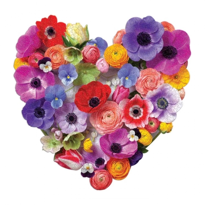 Puzzle Galison Cœur fleuri 750 pièces