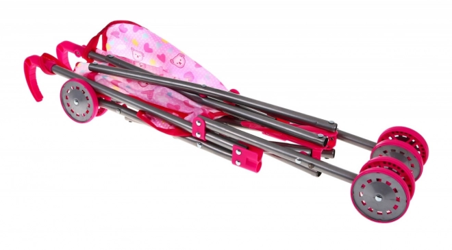 Ensemble d'accessoires pour poupées 3+ Soin de l'enfant + Landau + Chaise de nourrissage + Lit bébé + 2 sacs