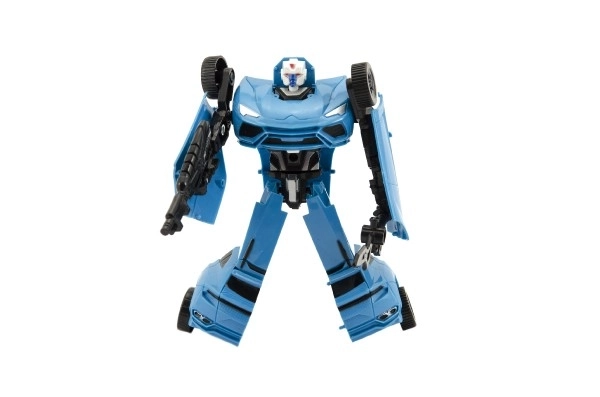 Transformateur auto/robot plastique 18cm en boîte 19x22x6cm - 1 pièce