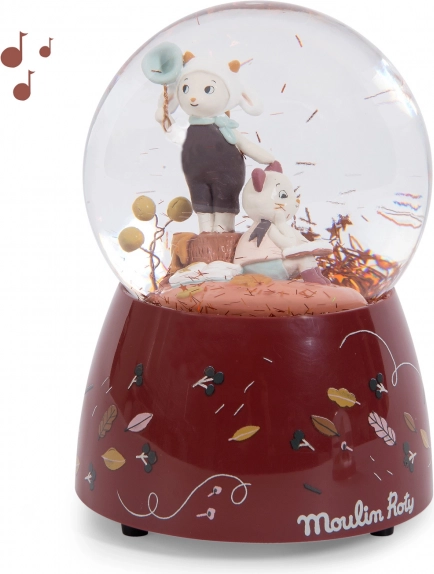 Boule à neige musicale Créatures de la forêt