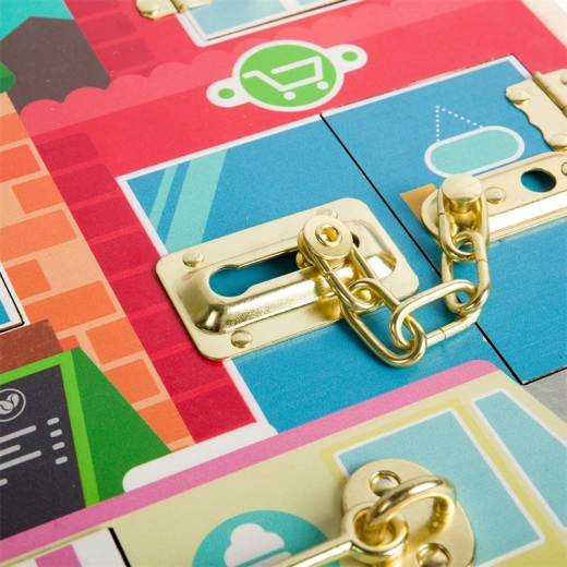Bois et métal résistants pour un jeu en toute sécurité