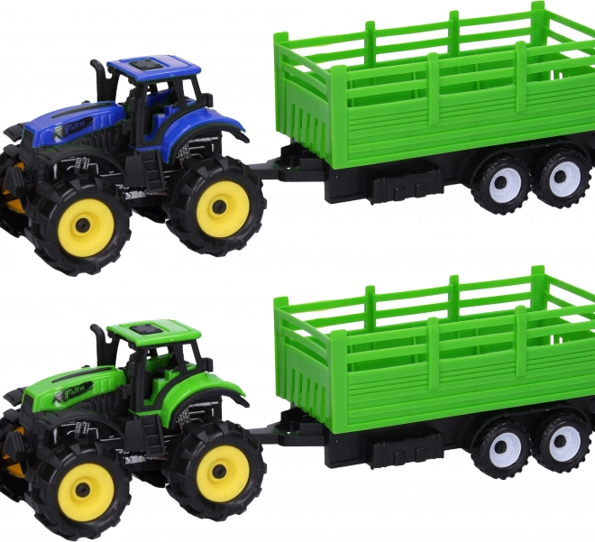 Tracteur avec remorque pour enfants