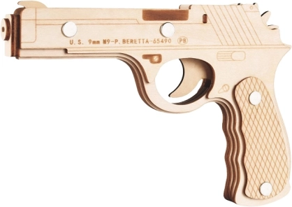 Puzzle 3D en bois pistolet Beretta M9