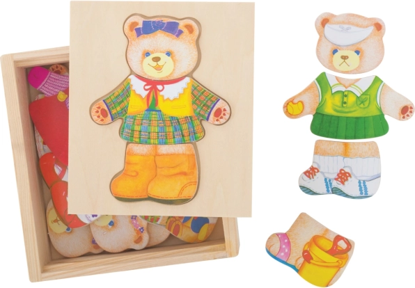 Puzzle d’habillage ourse BIGJIGS TOYS