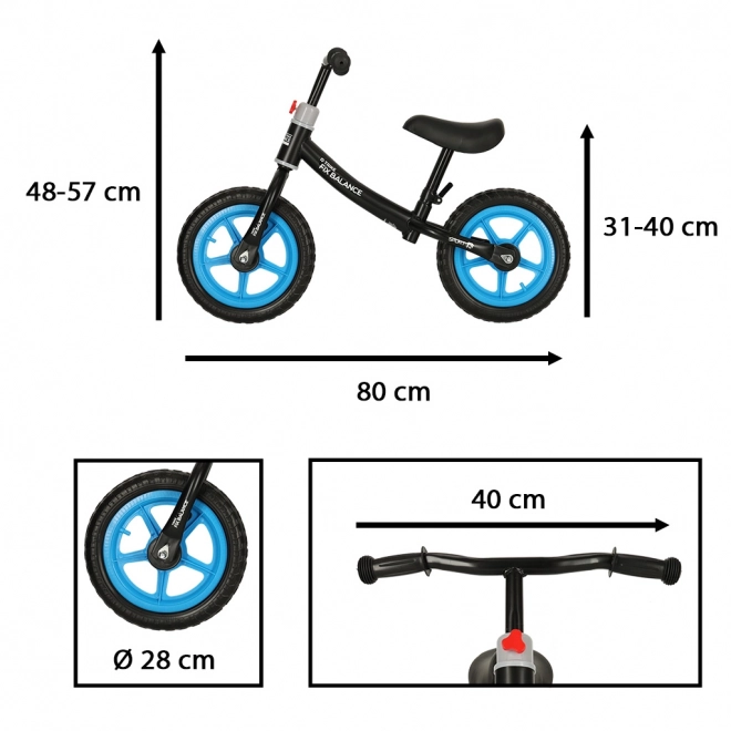 Vélo pour enfants - draisienne Trike Fix Balance – noir