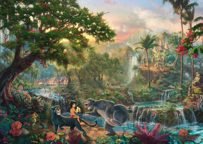 Puzzle Livre de la jungle 1000 pièces