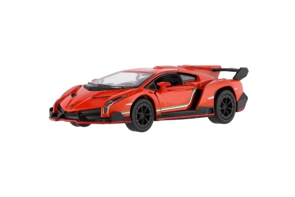 Auto Kinsmart Lamborghini Veneno métal/plastique 13cm à rétrofriction