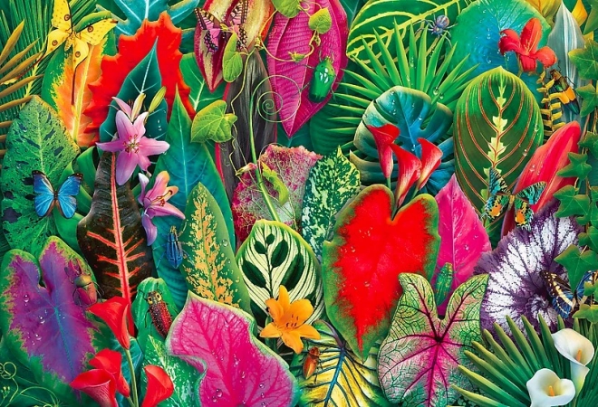 Puzzle Blooming Paradise : Paradis Tropical 1500 pièces