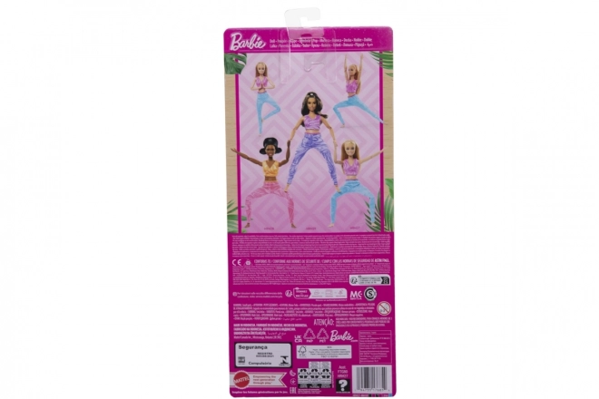 Barbie en mouvement - Blonde avec leggings bleus HRH27