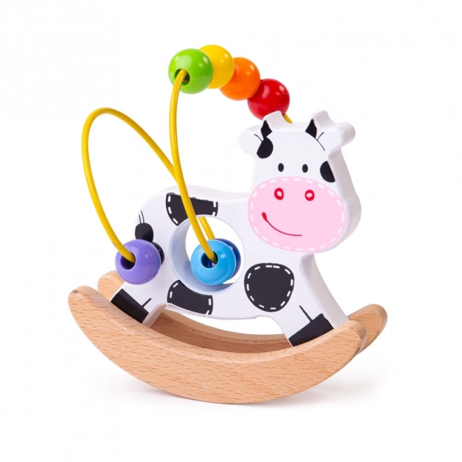 Bigjigs Baby Labyrinthe motorique balançoire vache
