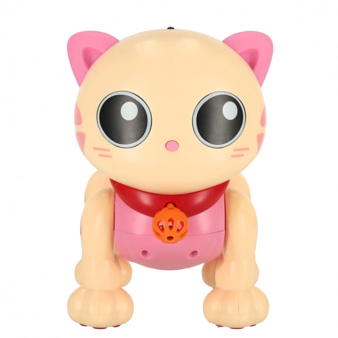 Chaton interactif rose télécommandé