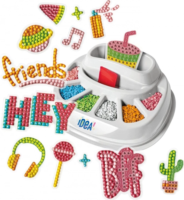 CLEMENTONI IDEA Sparkly Creations Peinture de diamant : Style pop