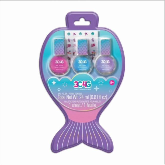Set de vernis à ongles Sirène