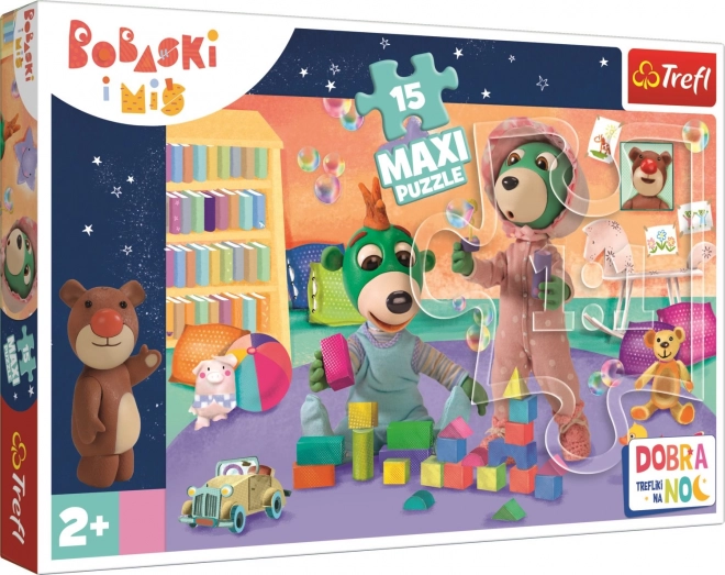 Puzzle Bonne nuit, Treflíci Monde joyeux des enfants MAXI