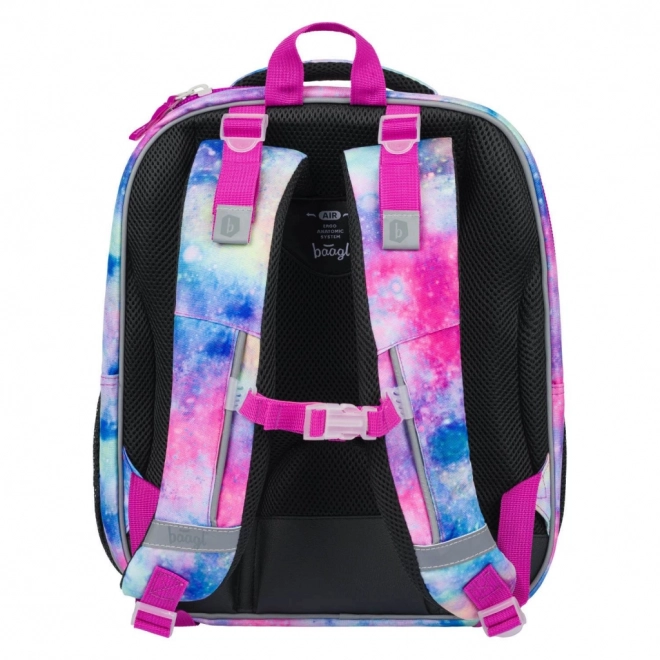 ENSEMBLE BAAGL 5 Shelly Licorne : cartable, trousse, sac, chemise, boîte