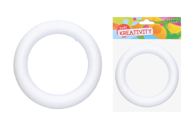 Couronne en polystyrène décoratif