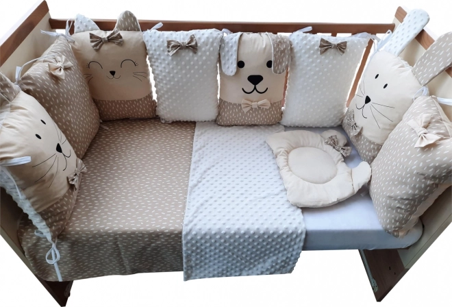Ensemble de lit Sleep Guardian 12 pièces beige