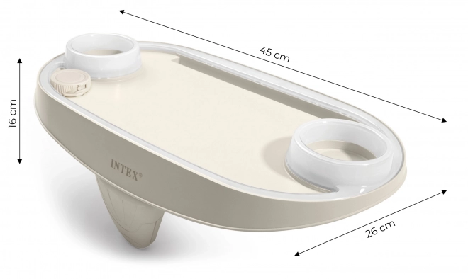Porte-gobelet avec éclairage LED et espace pour tablette, téléphone SPA INTEX 28520