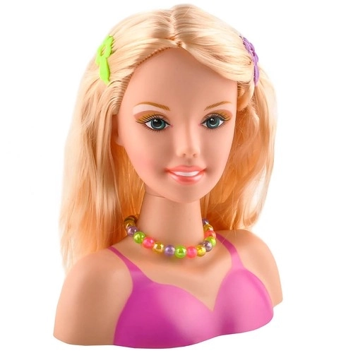 Tête de coiffure avec accessoires 23437