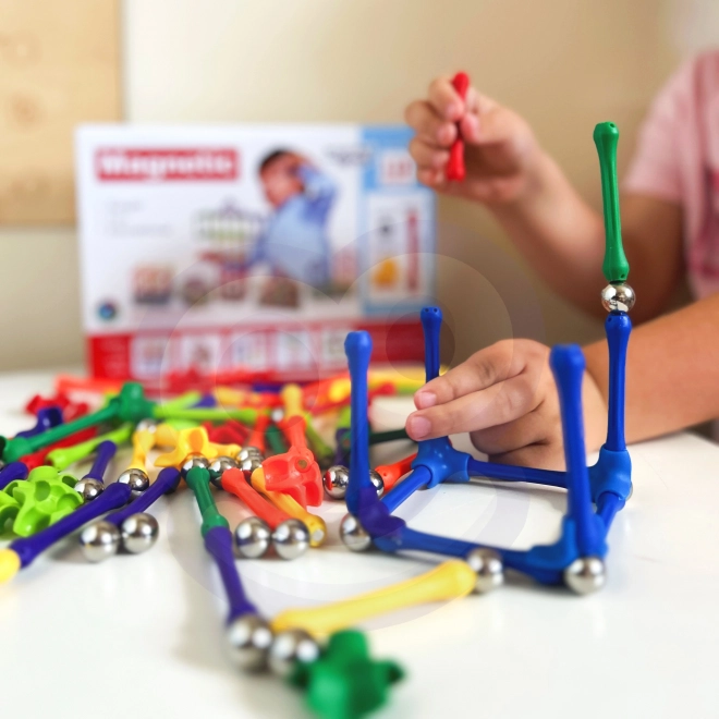Woopie Jeu de construction magnétique pour enfants 110 pièces
