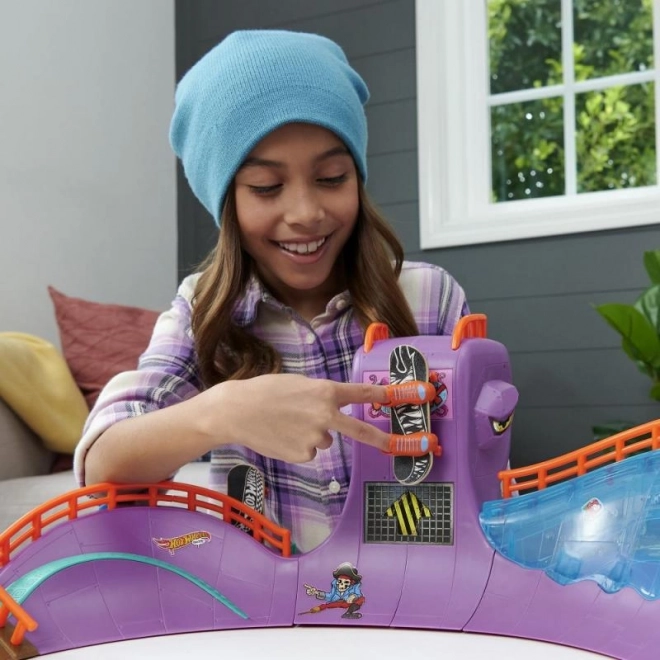 Hot Wheels Skate Octopark avec fingerboard et chaussures
