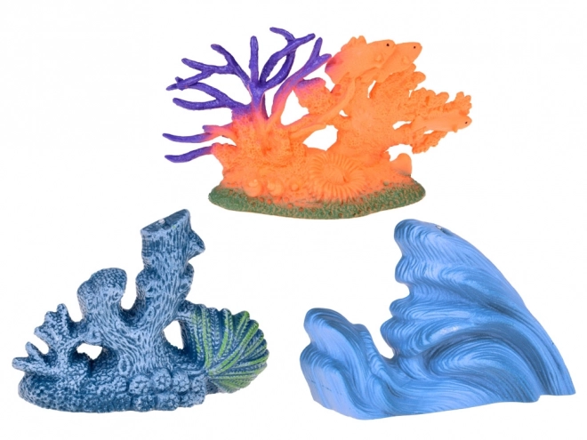 Ensemble de figurines d'animaux marins