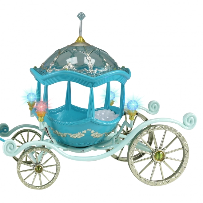 Carrosse avec cheval ailé et lumière