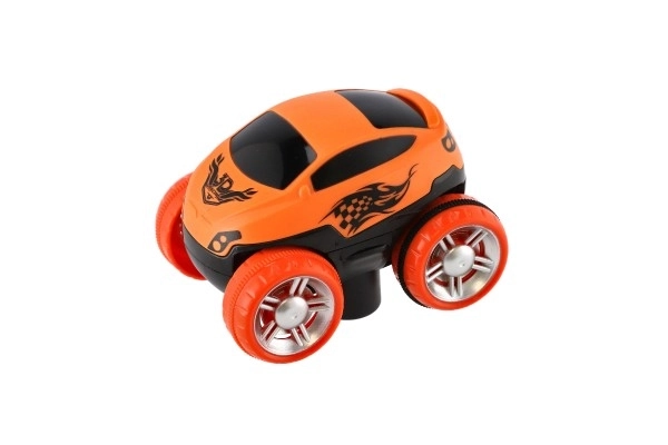 Circuit de course pour enfants avec pièces interchangeables et petite voiture lumineuse