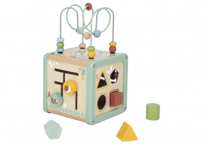 Cube multifonction en bois WOOPIE GREEN