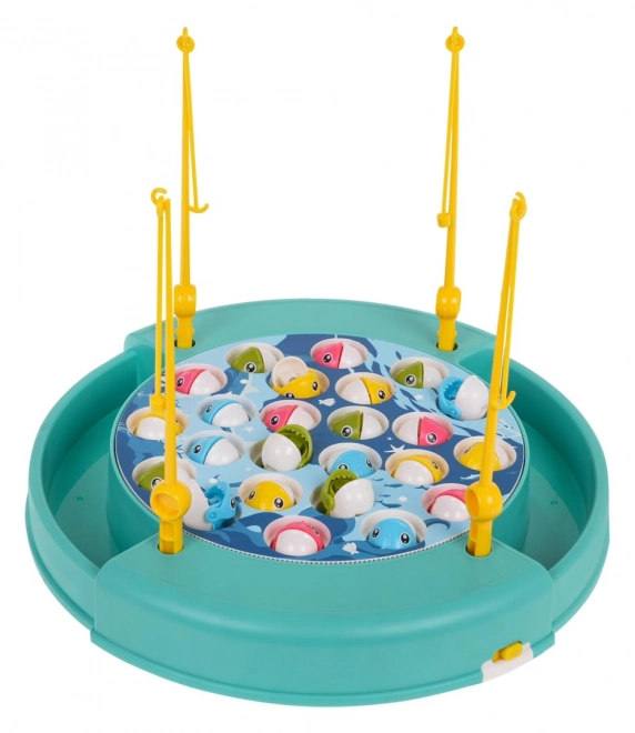 Pêche avec musique Bleu