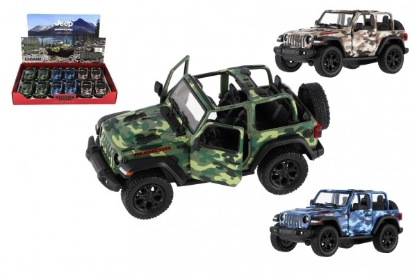 Auto Jeep Wrangler Camo édition métal/plastique 13cm