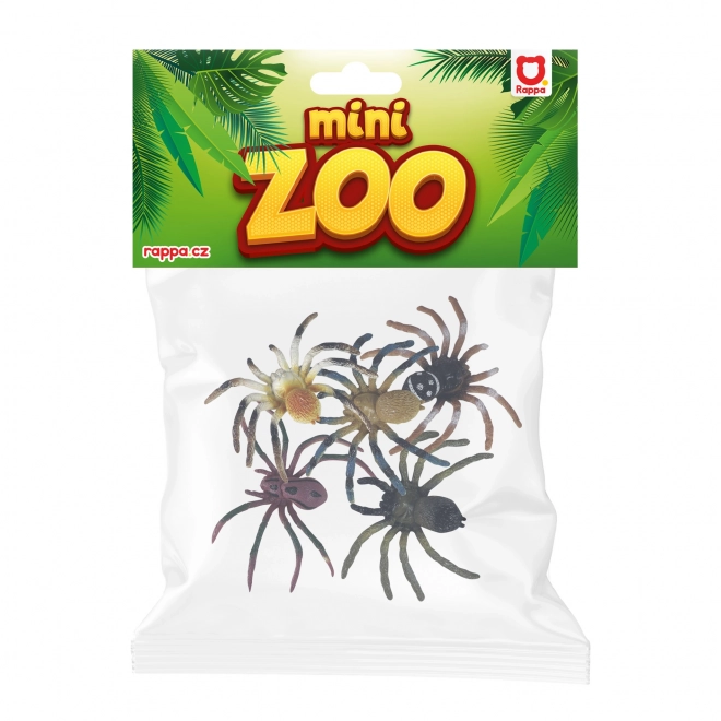 Set de faux araignées en plastique décoratives 5 pcs