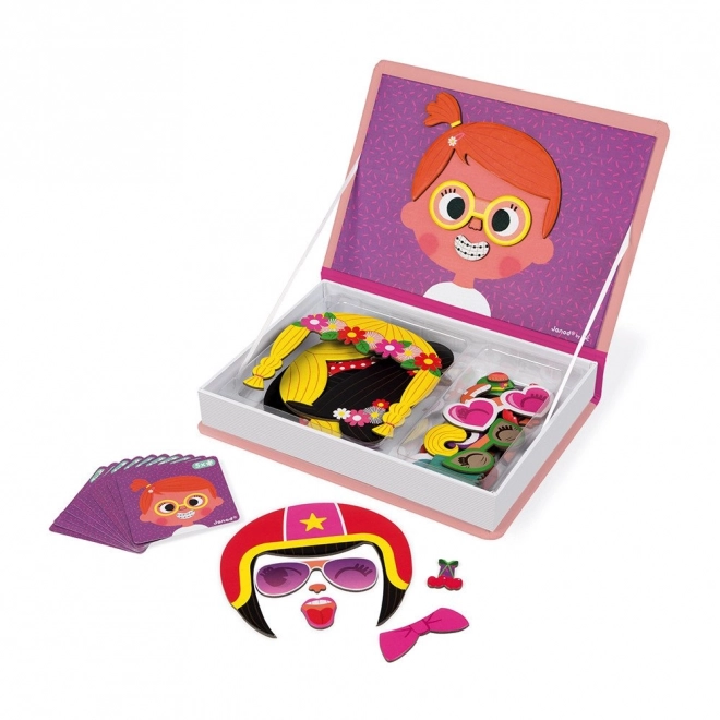 Magnetibook Visages Amusants pour Filles