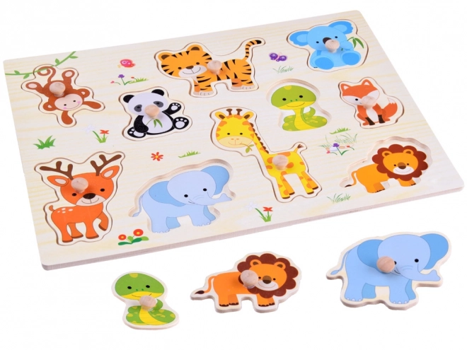 Puzzle en bois d'animaux