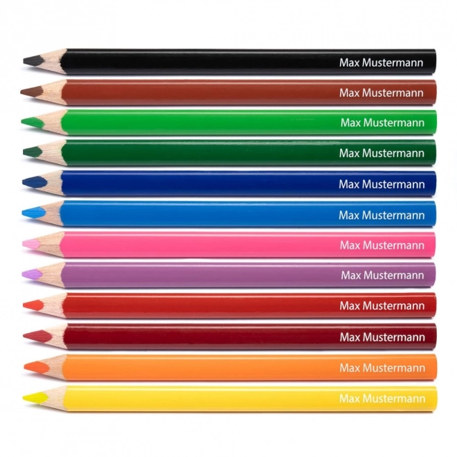 Crayons triangulaires X-Big Delta 12 couleurs