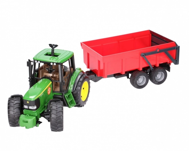 Tracteur Bruder John Deere et remorque basculante