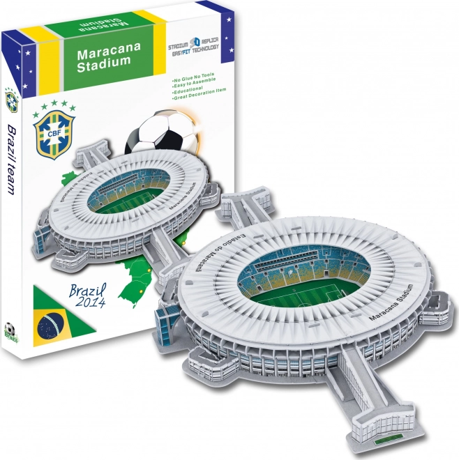 REPLIQUE 3D DE STADE Puzzle 3D Stade Polyvalent Maracanã 123 pièces