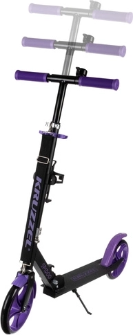 Trottinette de ville pliable pour enfants avec grandes roues (200 mm) – violette