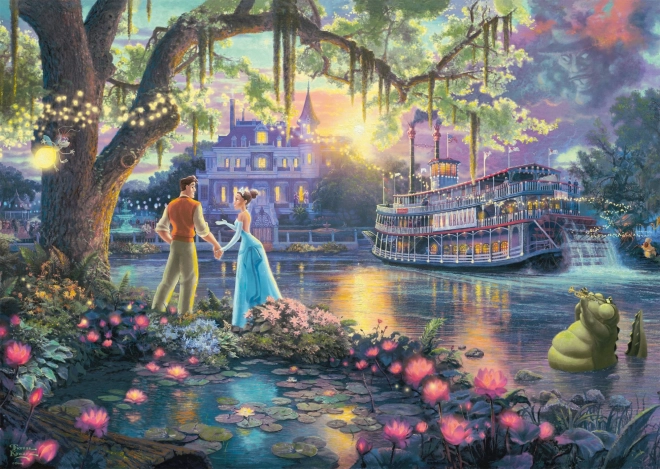 Puzzle princesse et grenouille 1000 pièces