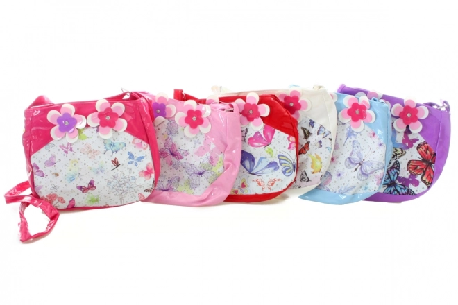 Sac à main avec des papillons scintillants