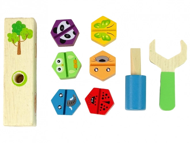 Set de jouets à visser en bois DIY