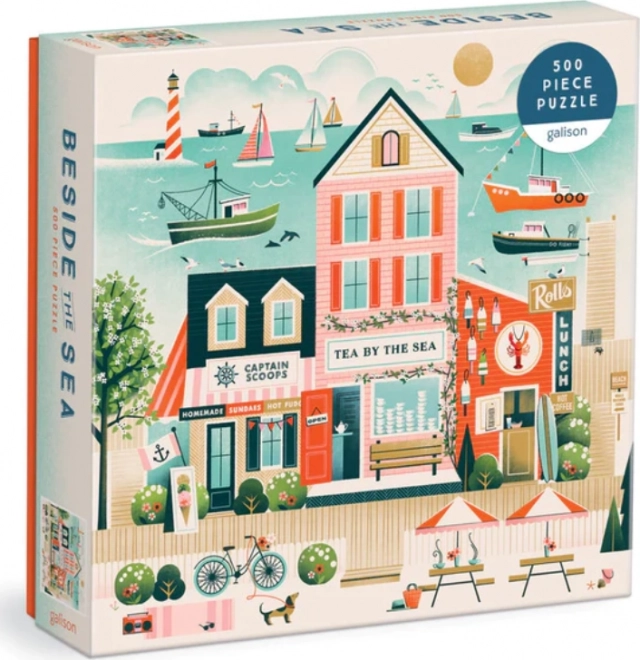 Galison Puzzle Bistro au bord de la mer 500 pièces