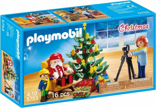 Set de figurines Christmas Photographies avec Saint Nicolas